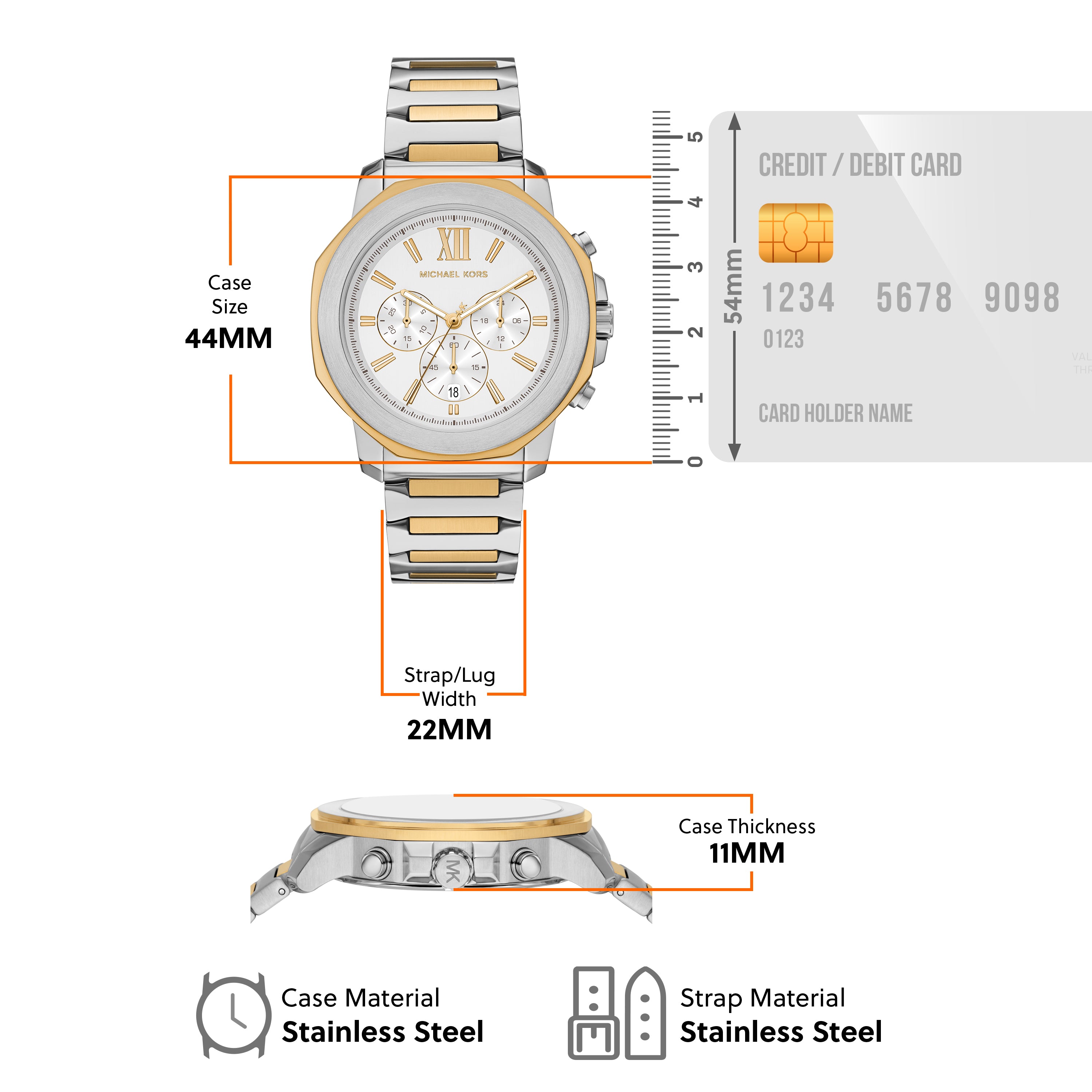 Michael Kors Prescott Two-Tone Men's Watch MK9260