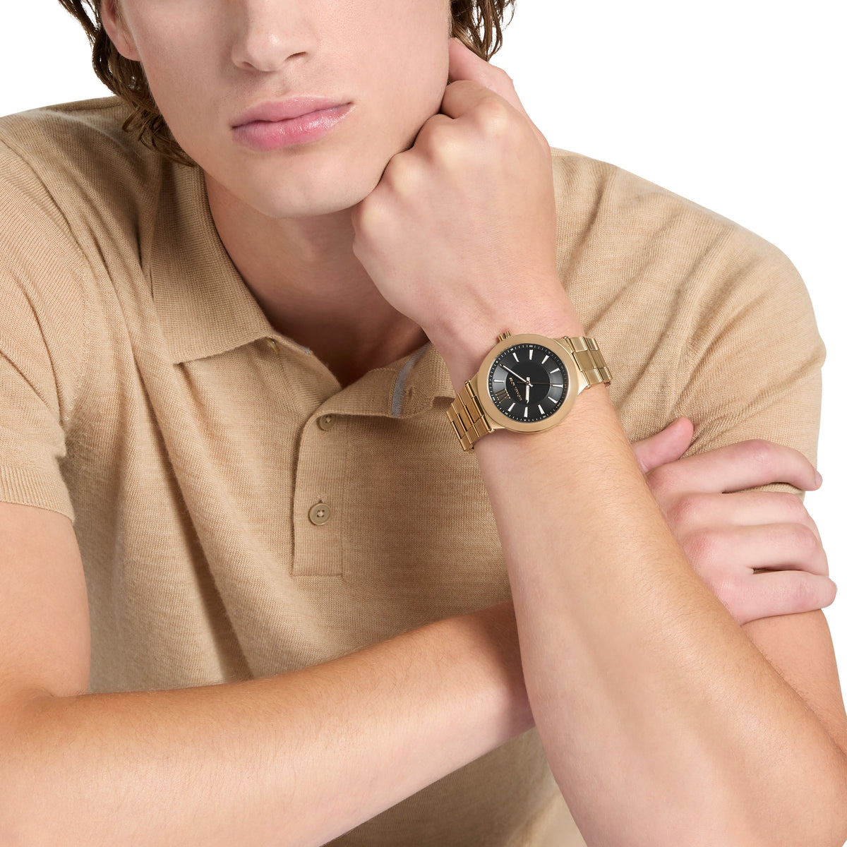 Michael Kors Billie 44mm Caramel Bracelet Watch MK9302