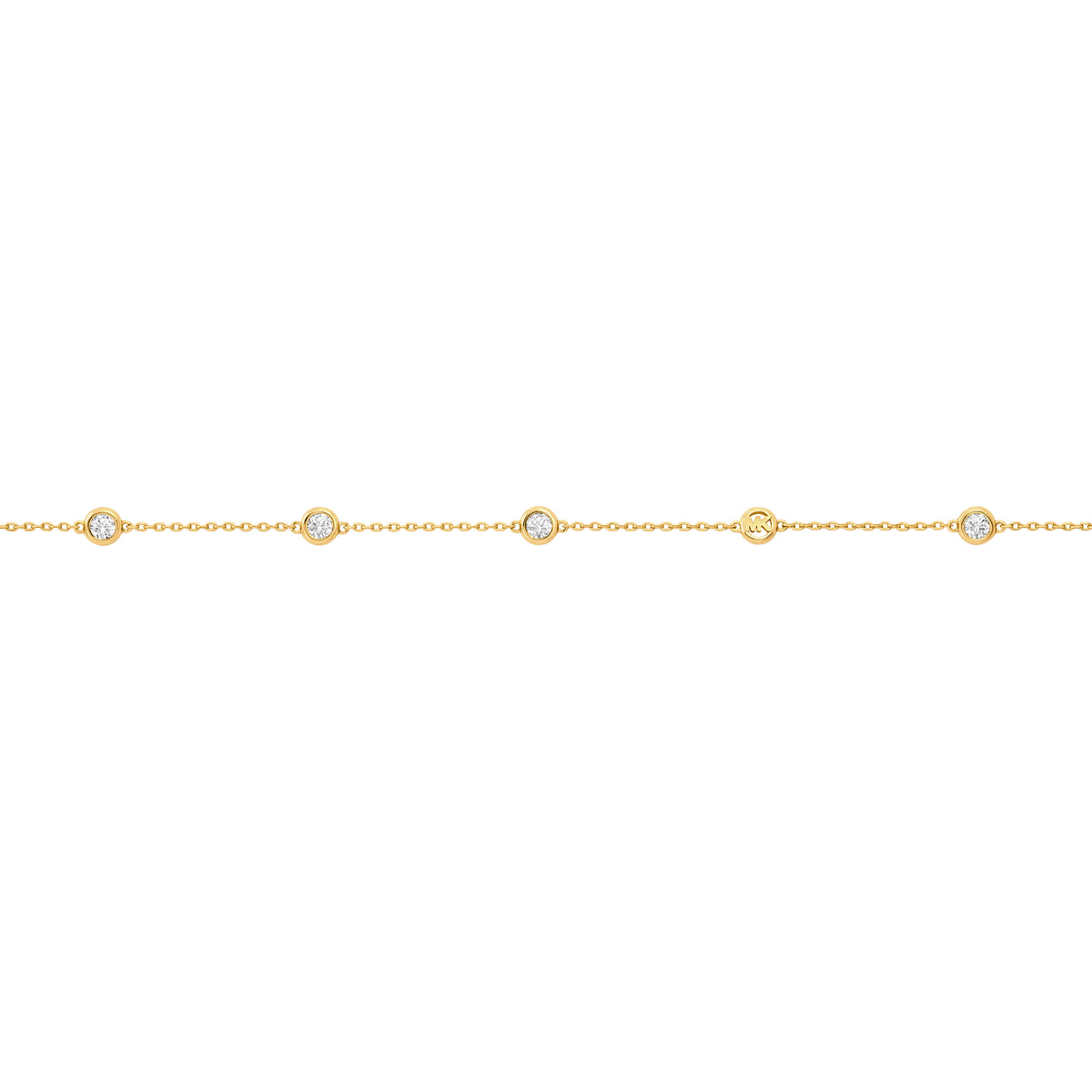 Michael Kors Station Bracelet Gold MKJ8699710 side view
