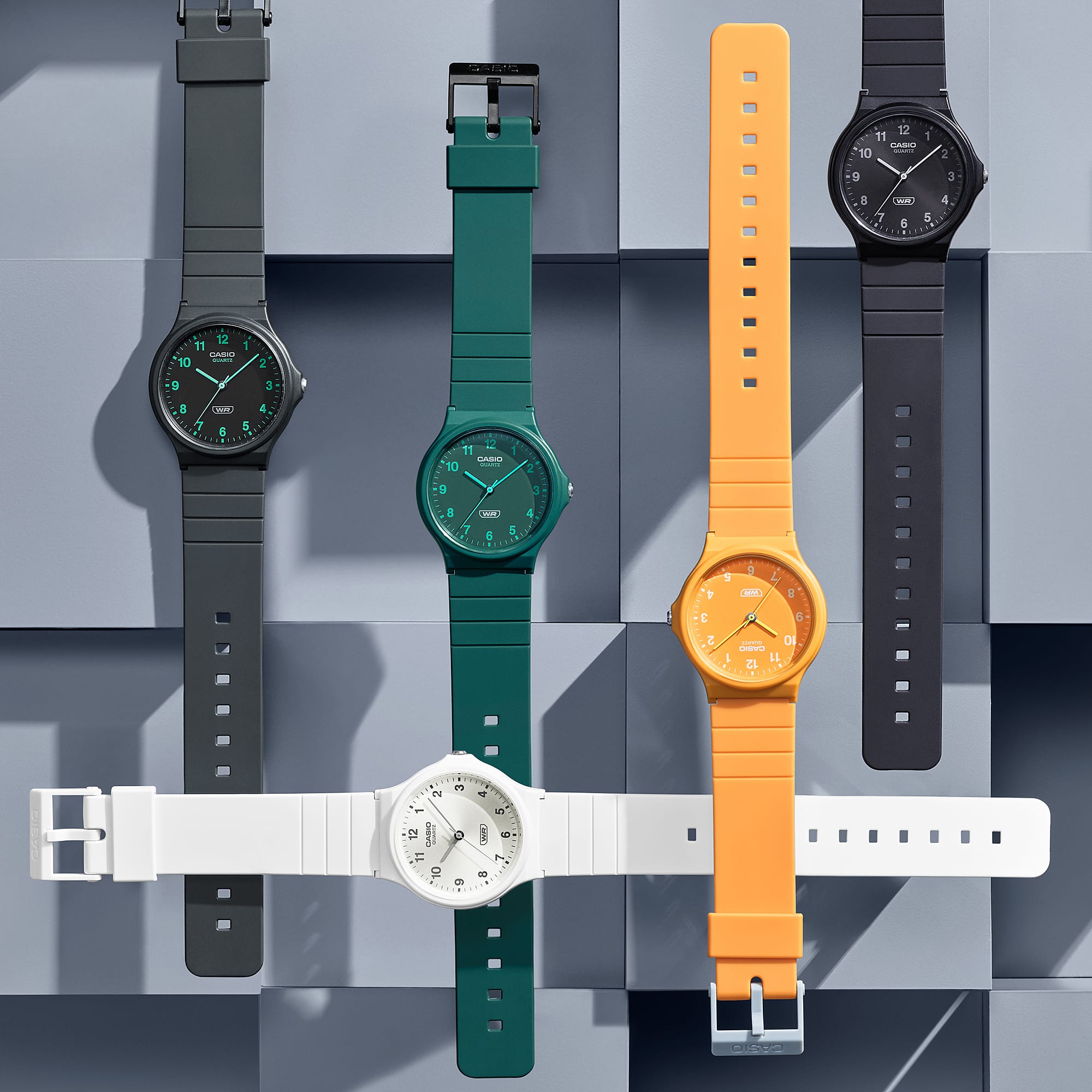 Casio Pop Black Resin Band Watch MQ24B-1B