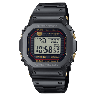 G-Shock MR-G Solar Black Dial Titanium Band Watch MRGB5000B-1D