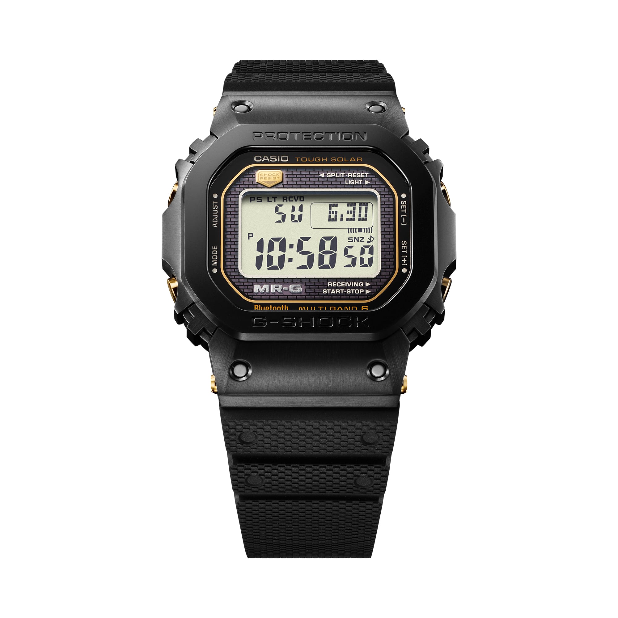 G-Shock MR-G Black Dial Black Resin Band Watch MRGB5000R-1D