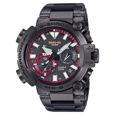 G-Shock MR-G Frogman 黑色钛金属腕表 MRG-BF1000B-1A