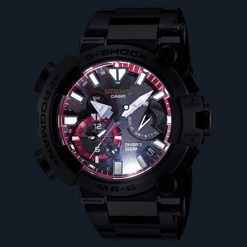 G-Shock MR-G Frogman 黑色钛金属腕表 MRG-BF1000B-1A