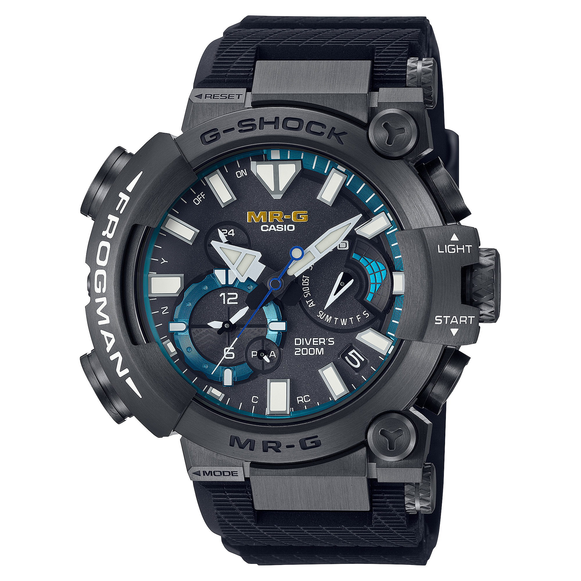 G-Shock Mr-G Frogman Black Rubber Band Men's Watch MRGBF1000R-1A