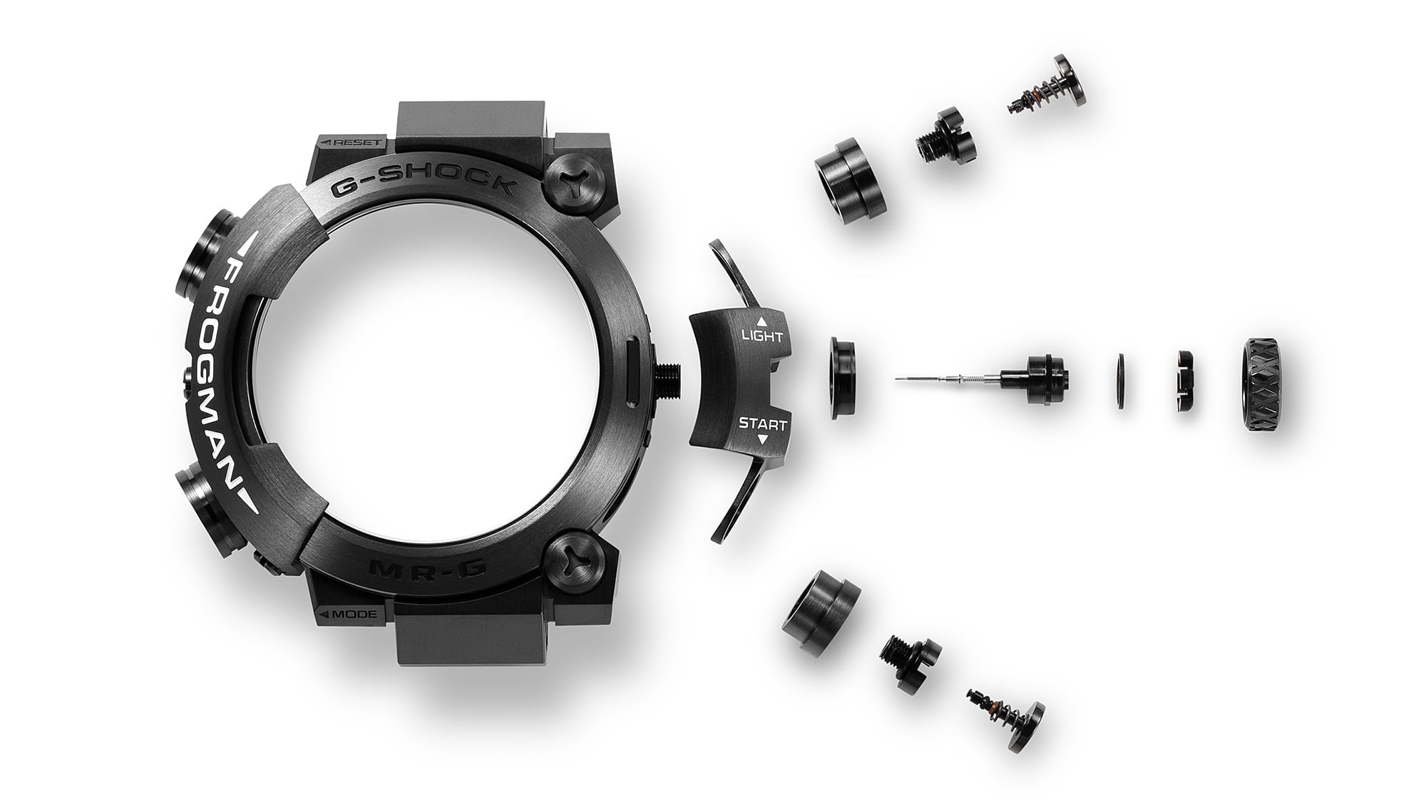 G-Shock MR-G Frogman Black Dial Green Rubber Band Watch MRGBF1000RG-3A