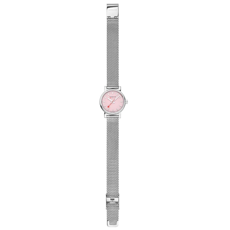 Mondaine Official Swiss Railways Evo2 26mm Sunrise Pink Watch MSE.26130.SM