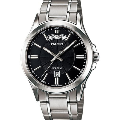 Casio black dial watch on sale