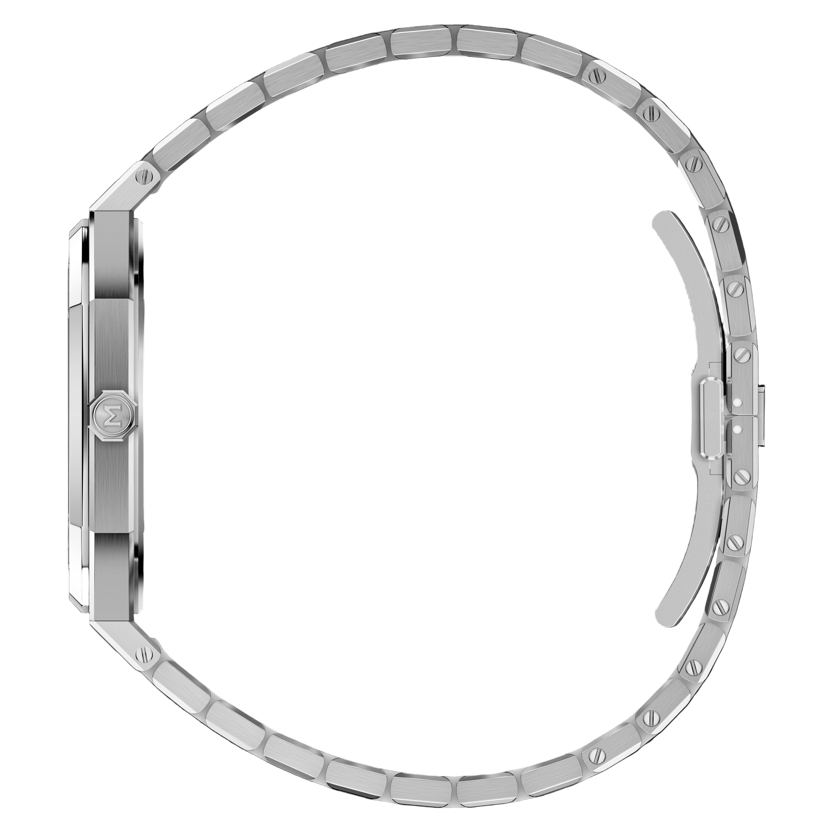 MAEN Manhattan 39 Ultra-Thin Blue Dial No Date Watch M4.1.2