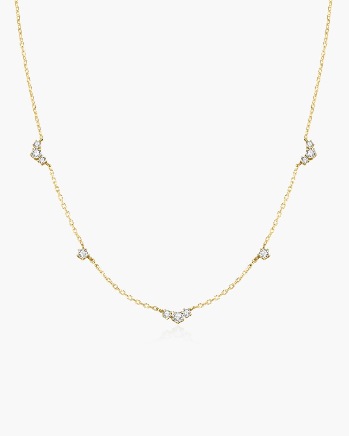 Ania Haie Gold Cluster & Single Station Necklace