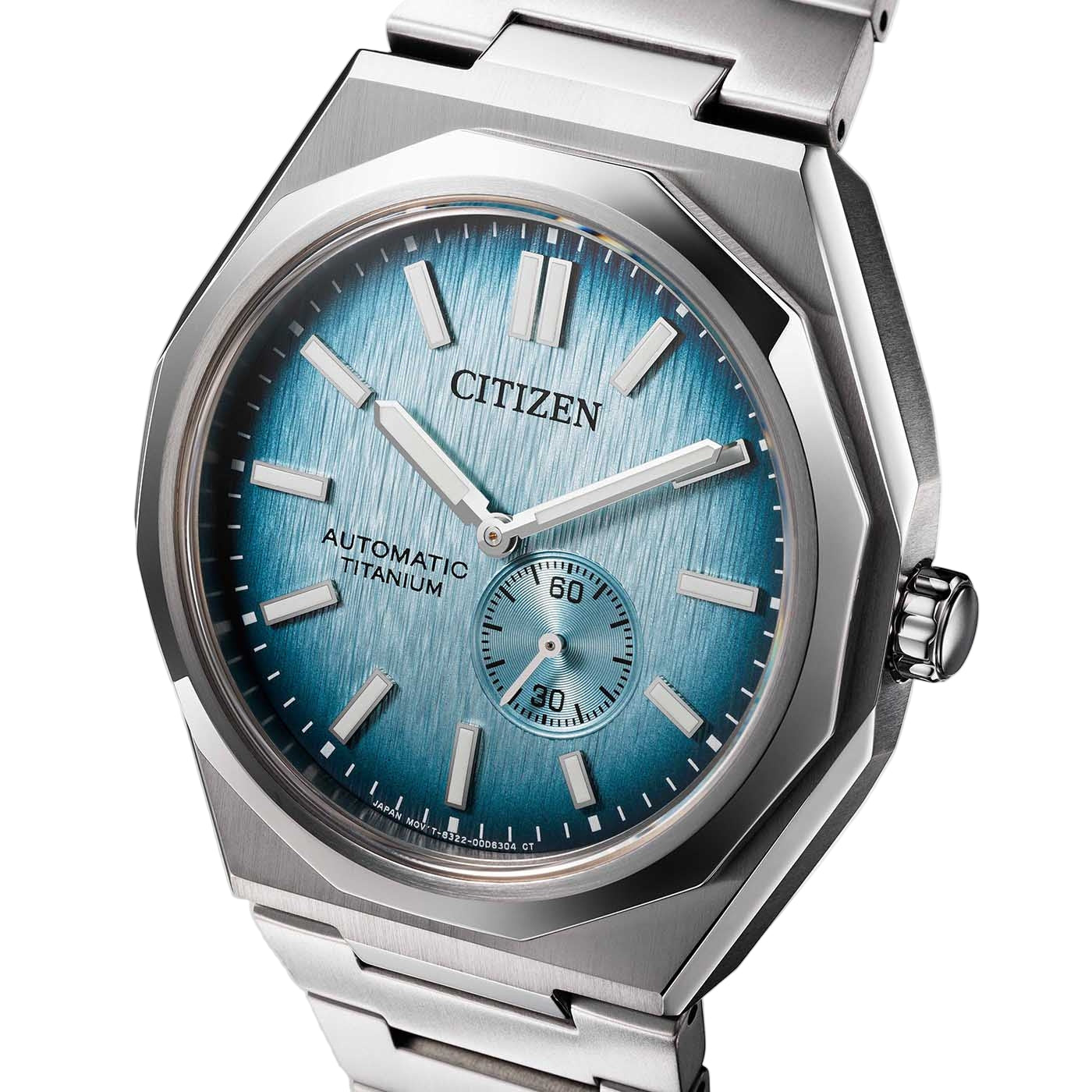 Citizen Zenshin Automatic Blue Dial Stainless Steel Watch NK5020-58L