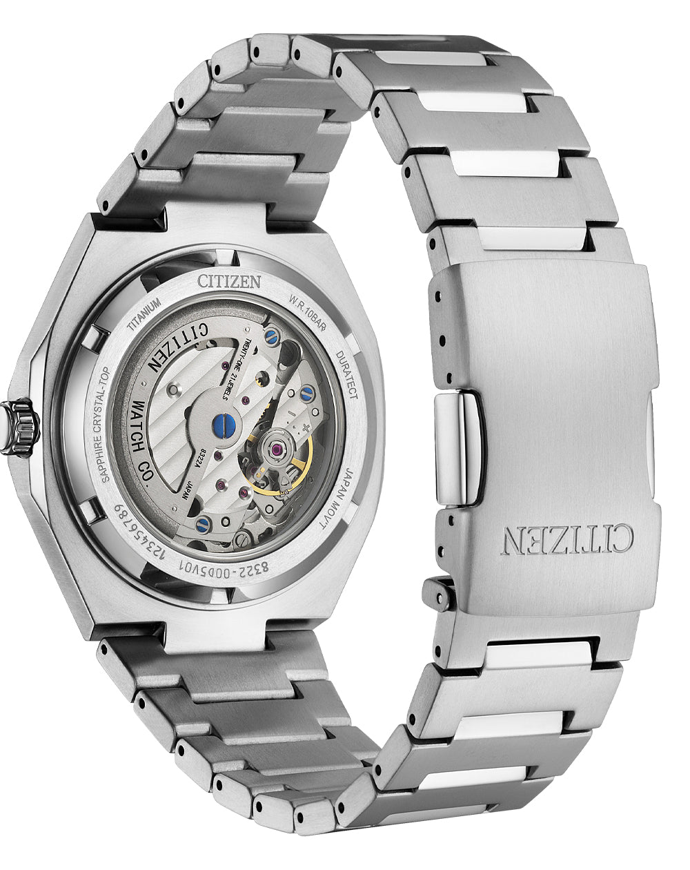 Citizen Zenshin Automatic Green Dial Titanium Watch NK5020-58X