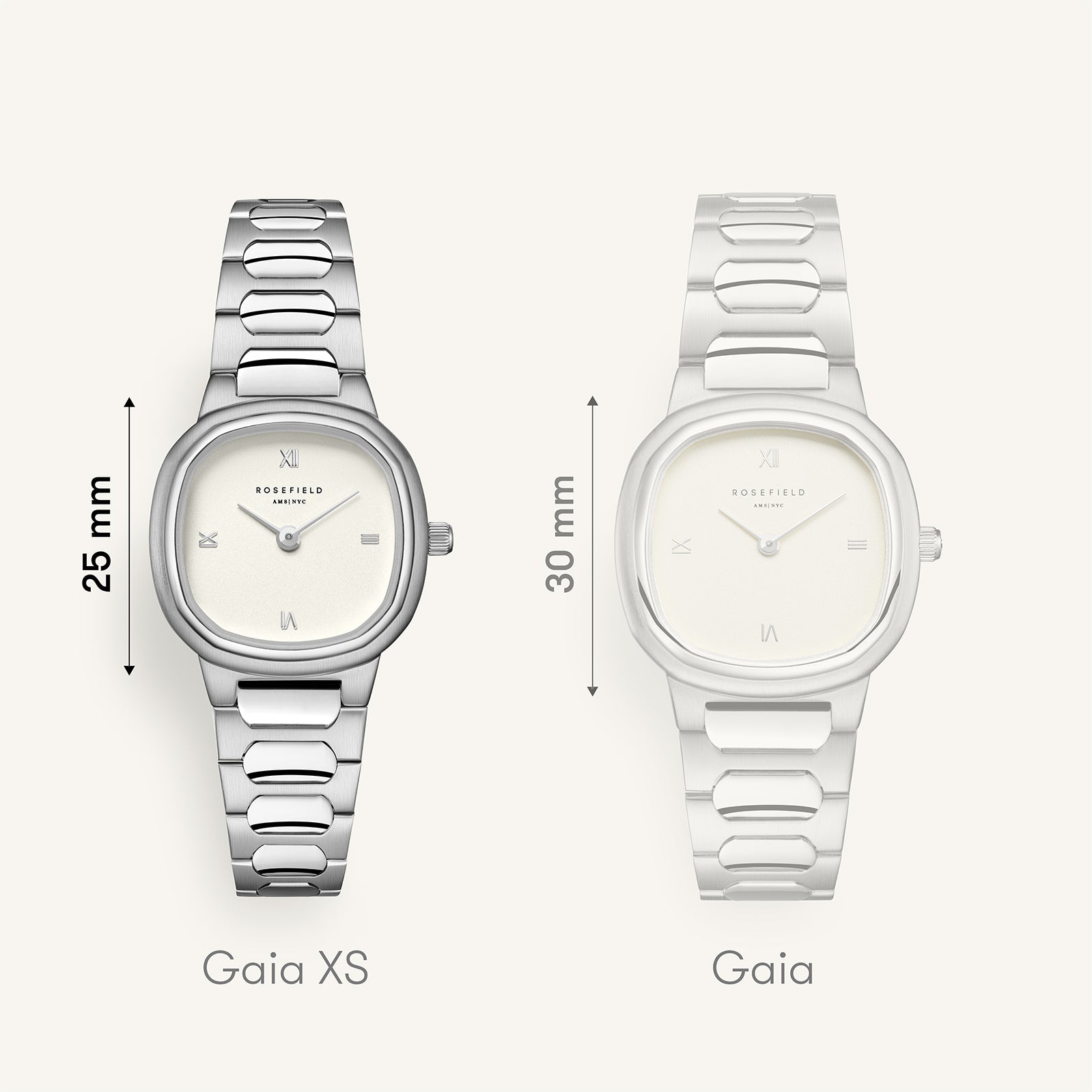 Rosefield Gaia Creme Silver XS ORCSSS-OR05