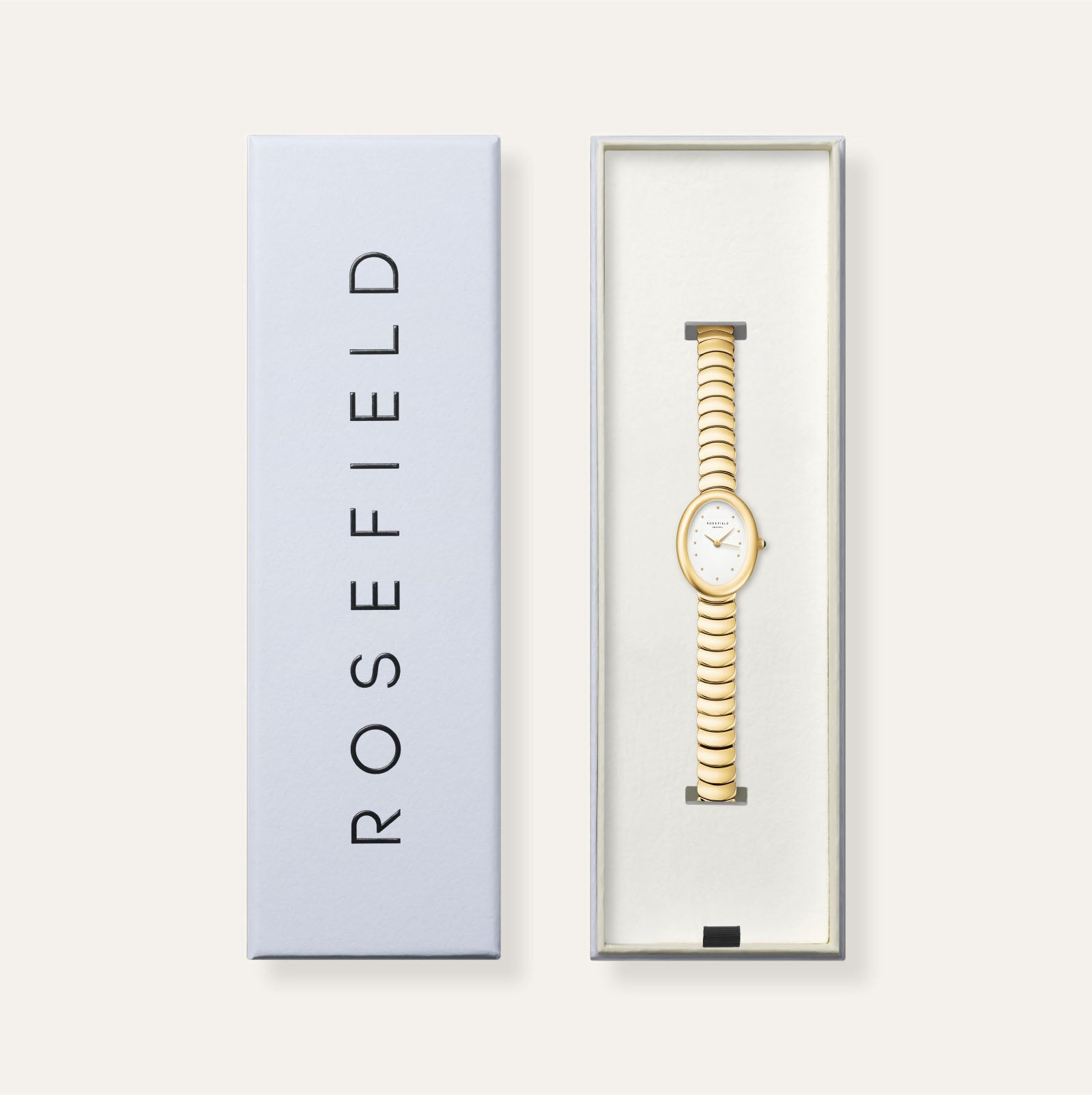 Rosefield Oval Pearl Dial Finish Watch OVWGSG-OV19