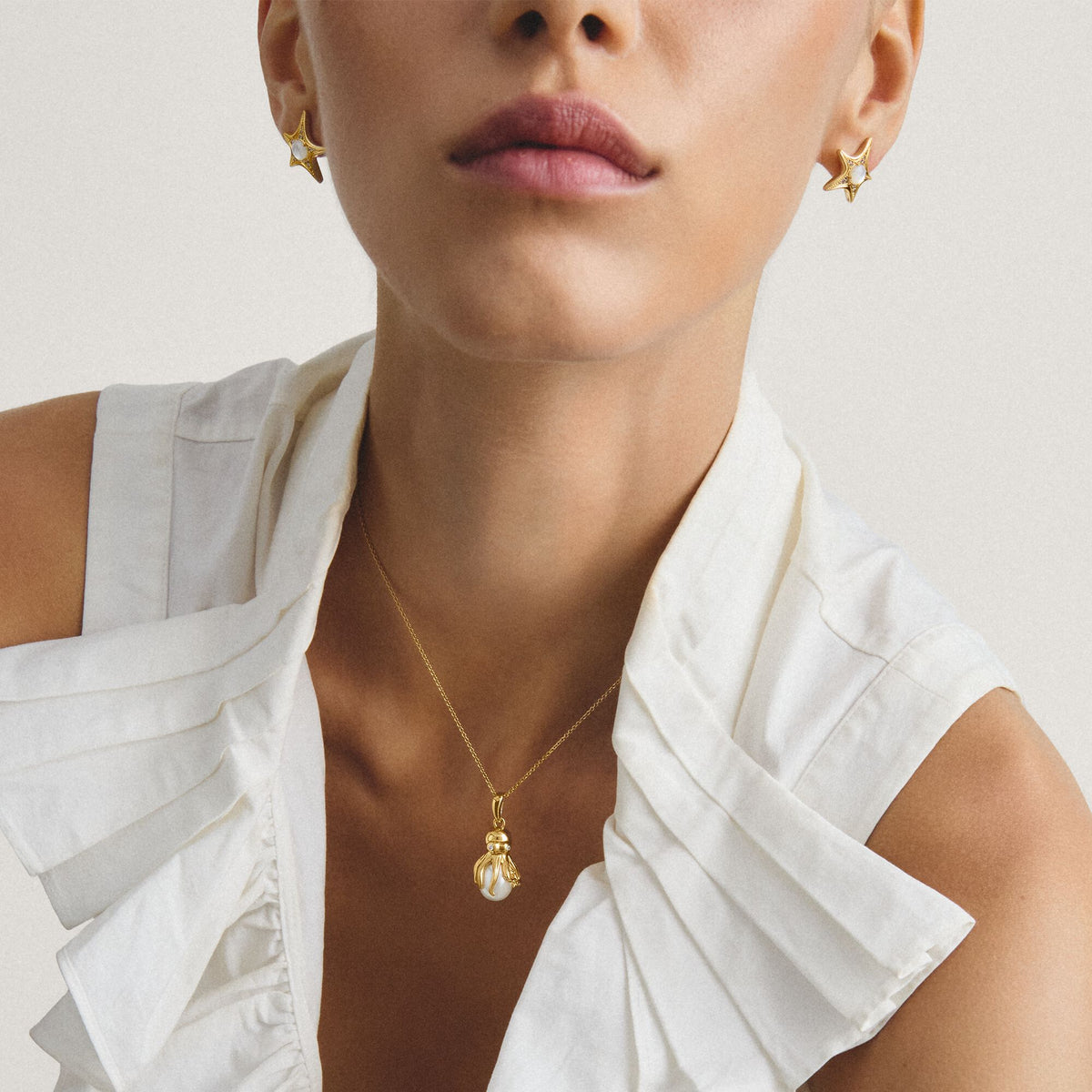 Thomas Sabo Pendant octopus with pearl