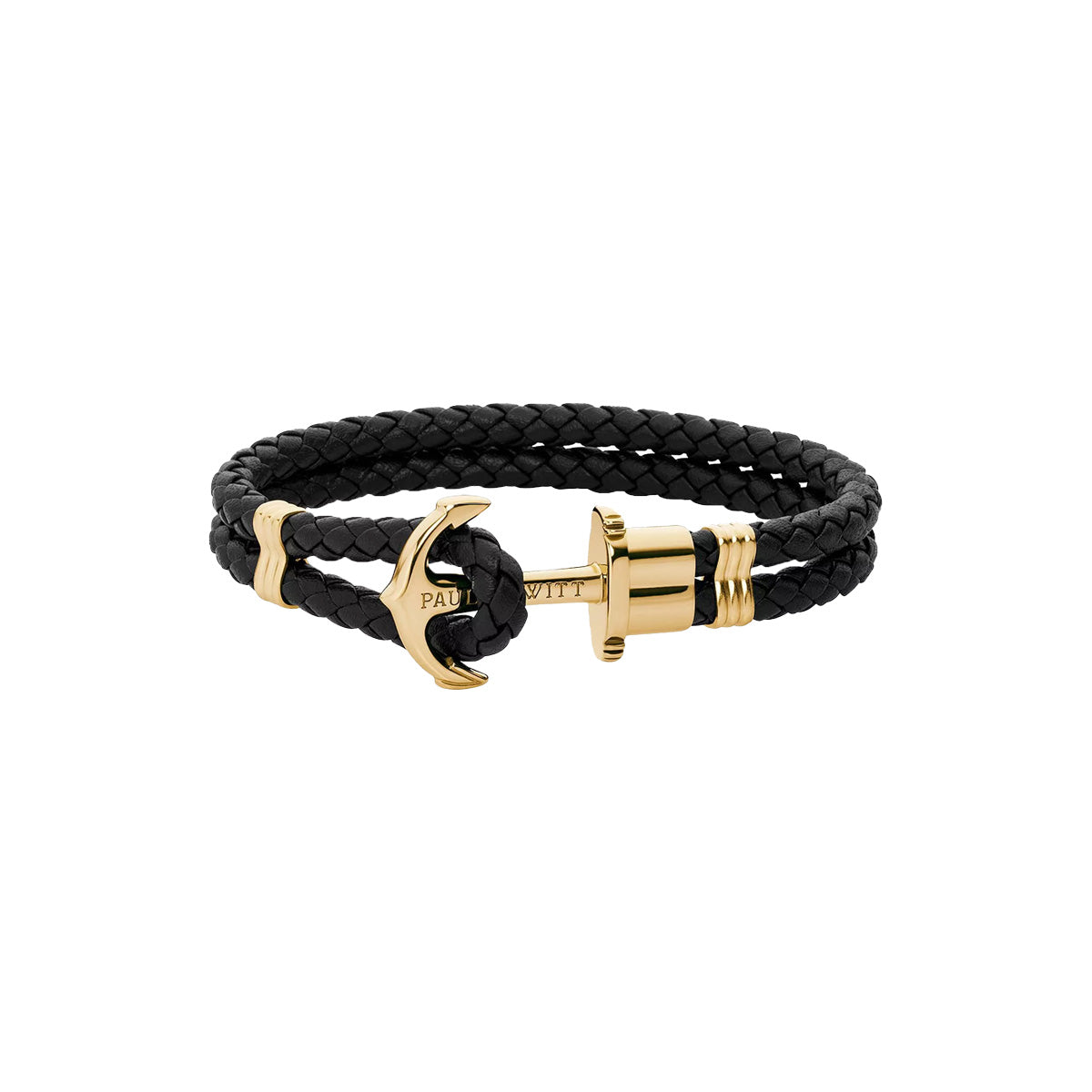 Paul Hewitt Phrep Black Leather L Bracelet