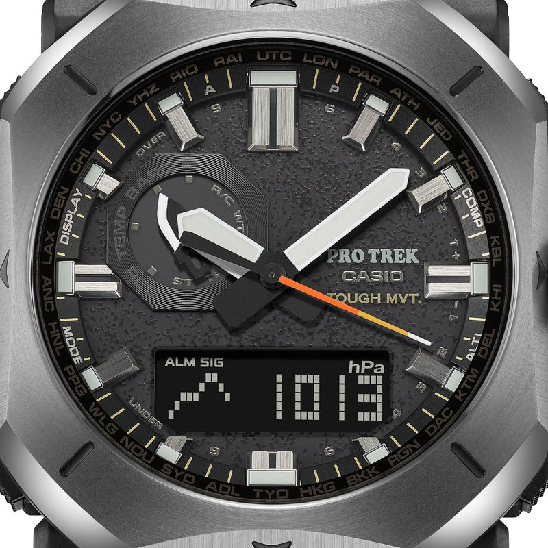 a close up of a watch on a white background