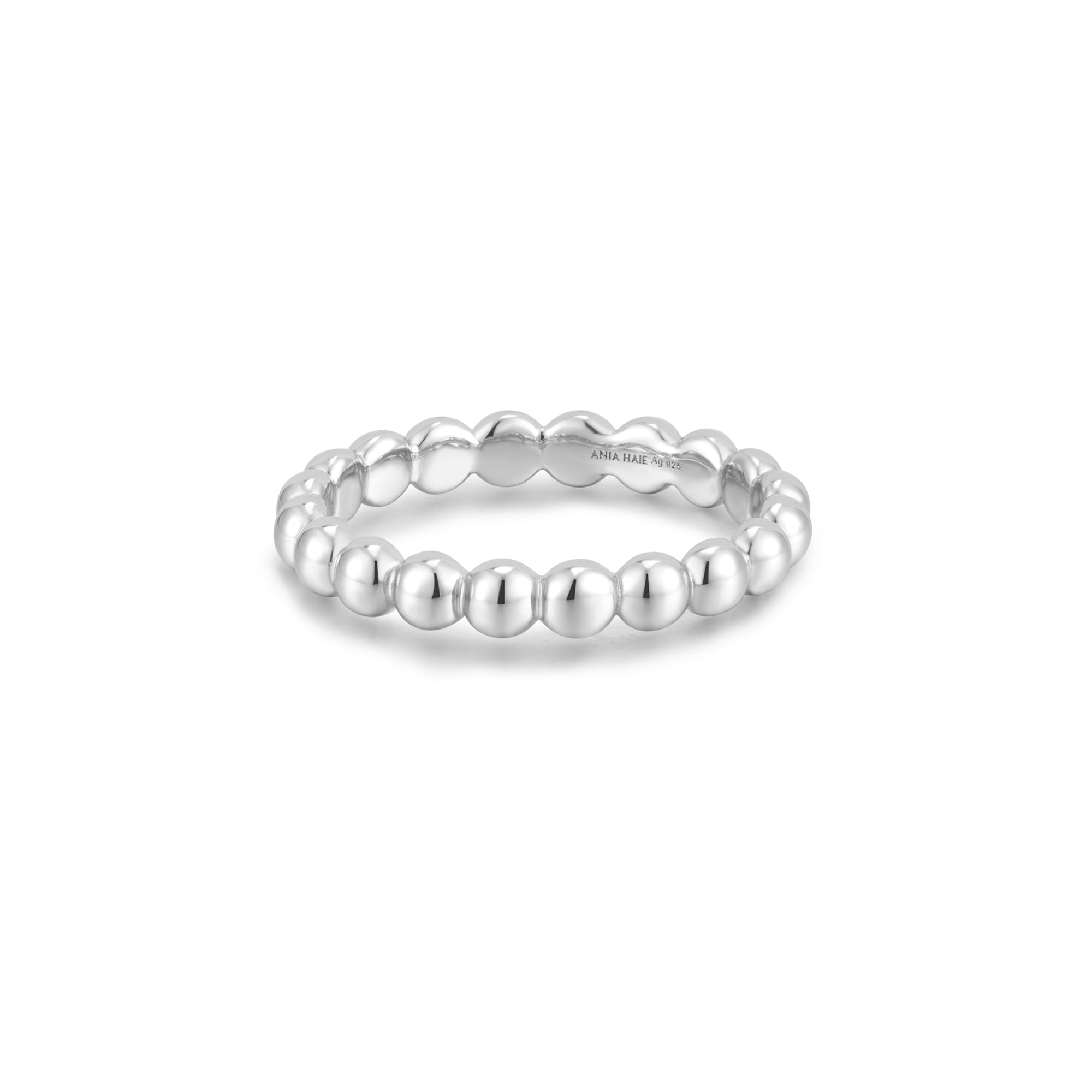 Ania Haie Silver Dome Band Modern Statement Affordable Luxury Ring