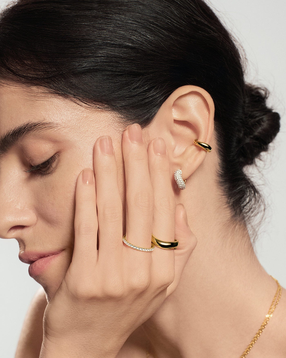 Ania Haie Gold Spiral Adjustable Ring