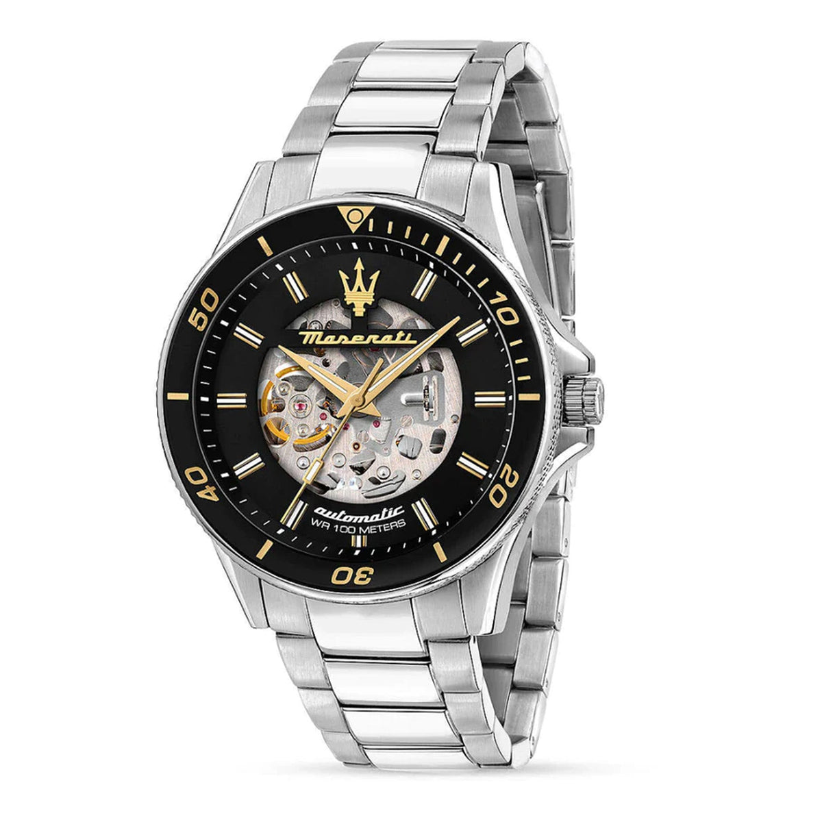 Maserati Sfida 44mm Automatic Stainless Steel Watch