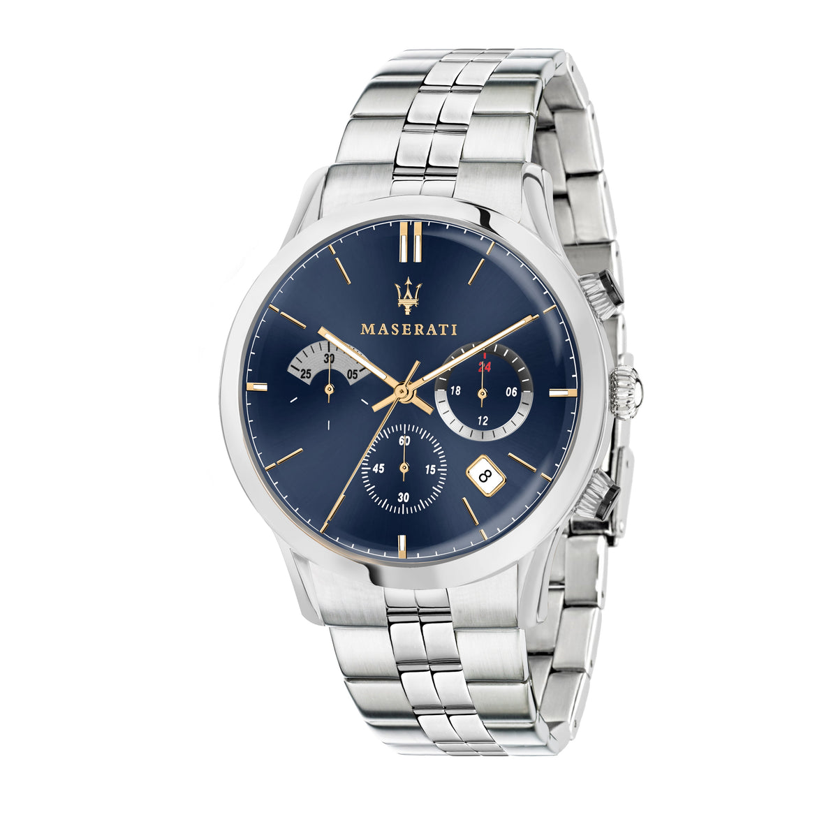 Maserati Ricordo 42mm Silver Watch