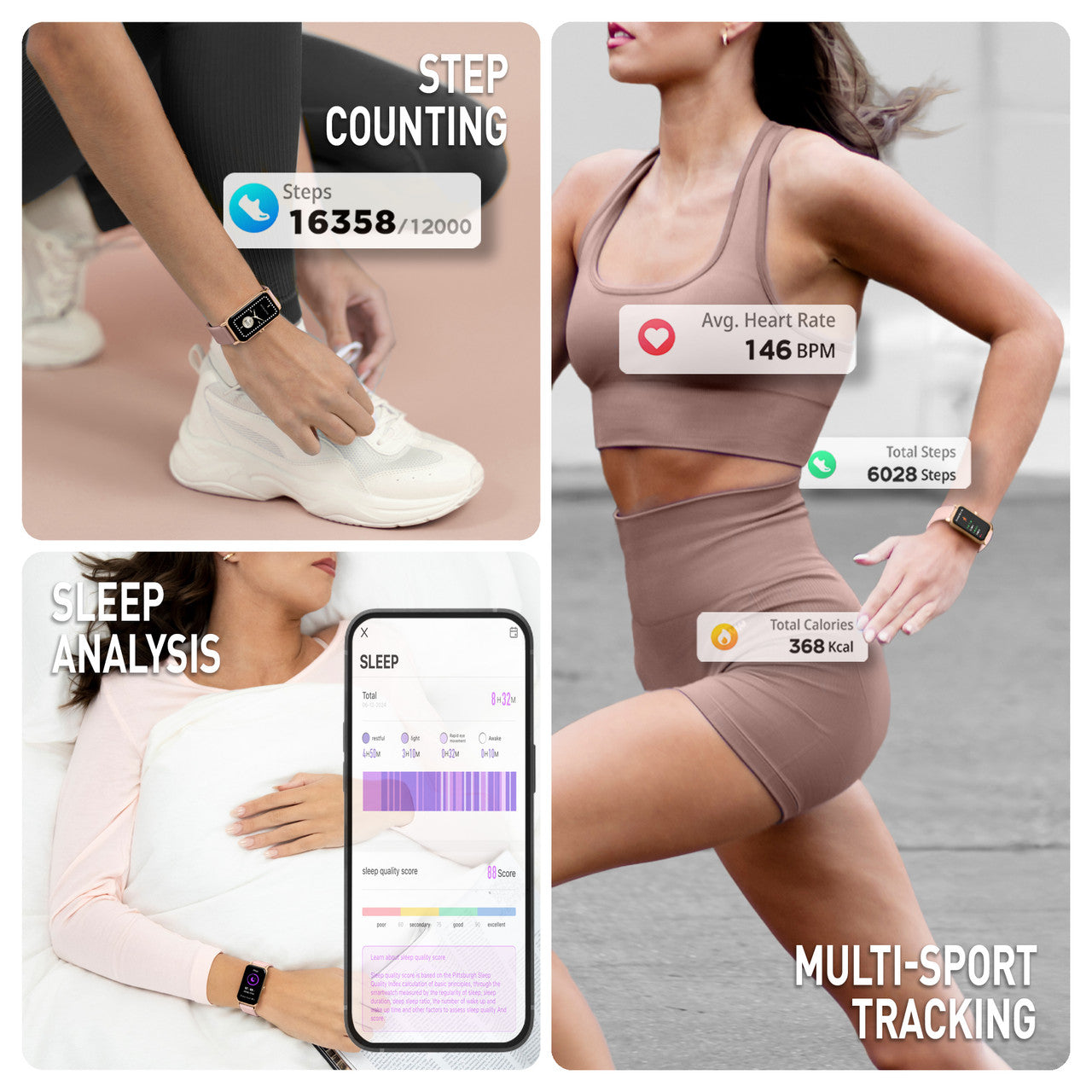 Reflex Active Series Nexus Pink Strap