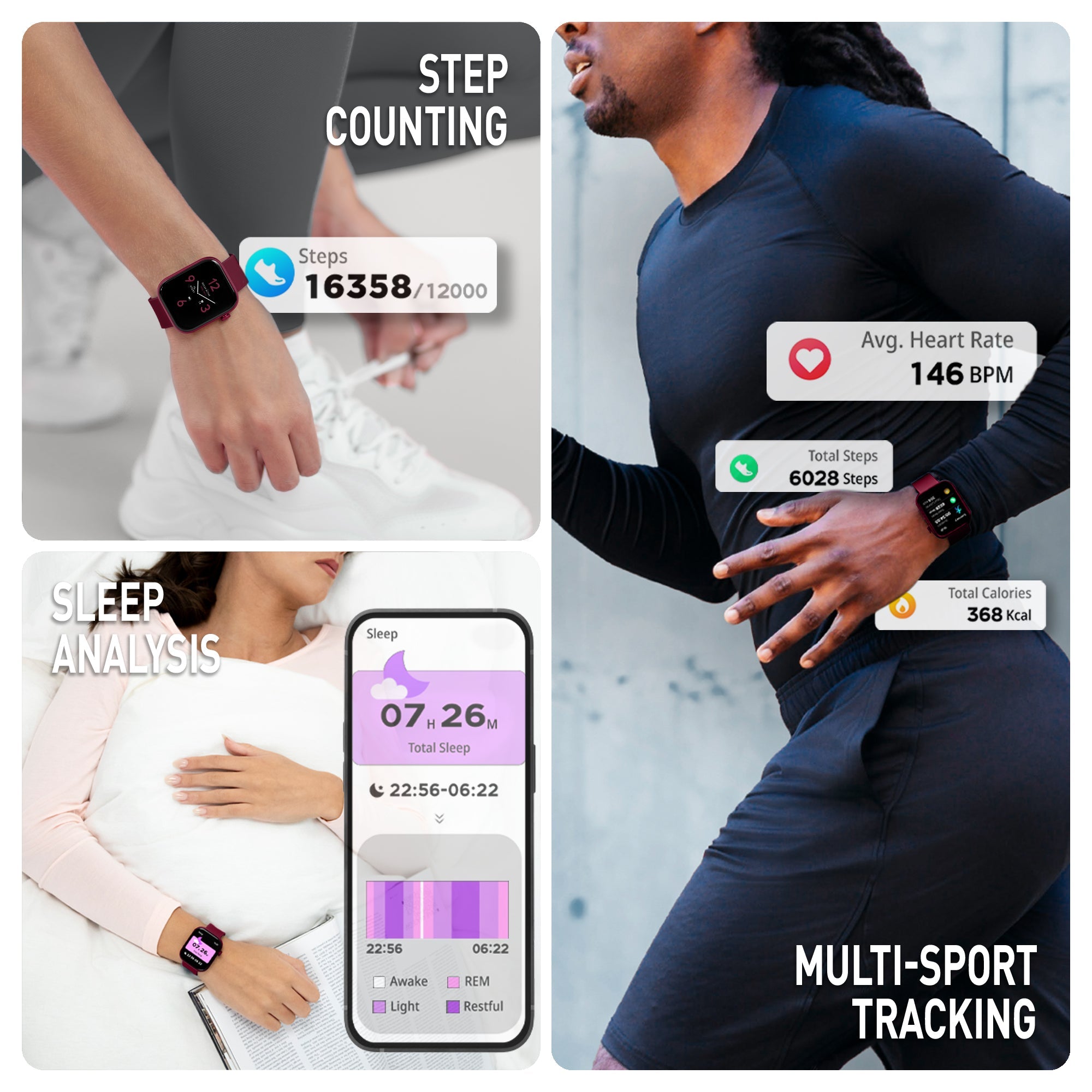 Reflex Active Spectre Berry Strap