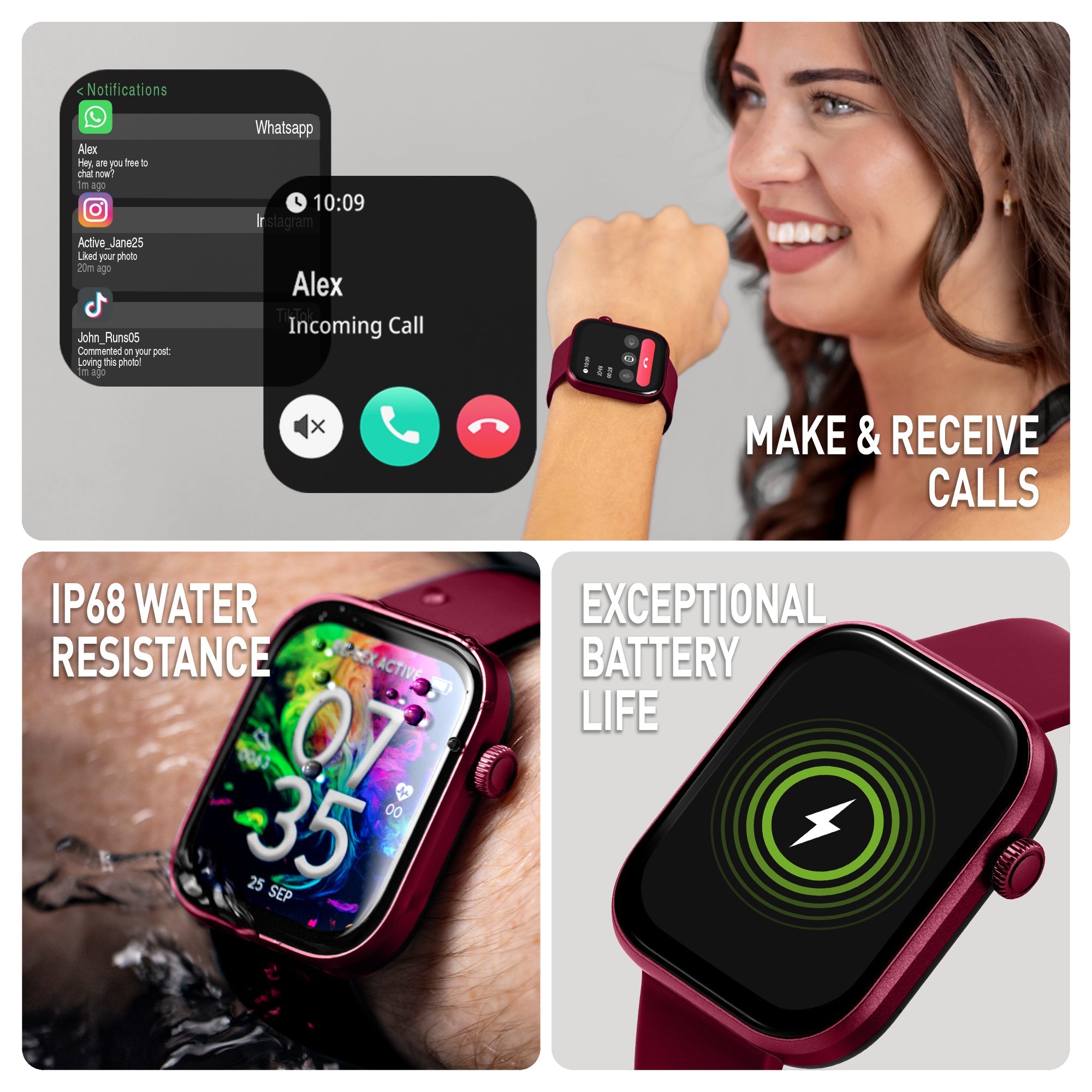 Reflex Active Spectre Berry Strap