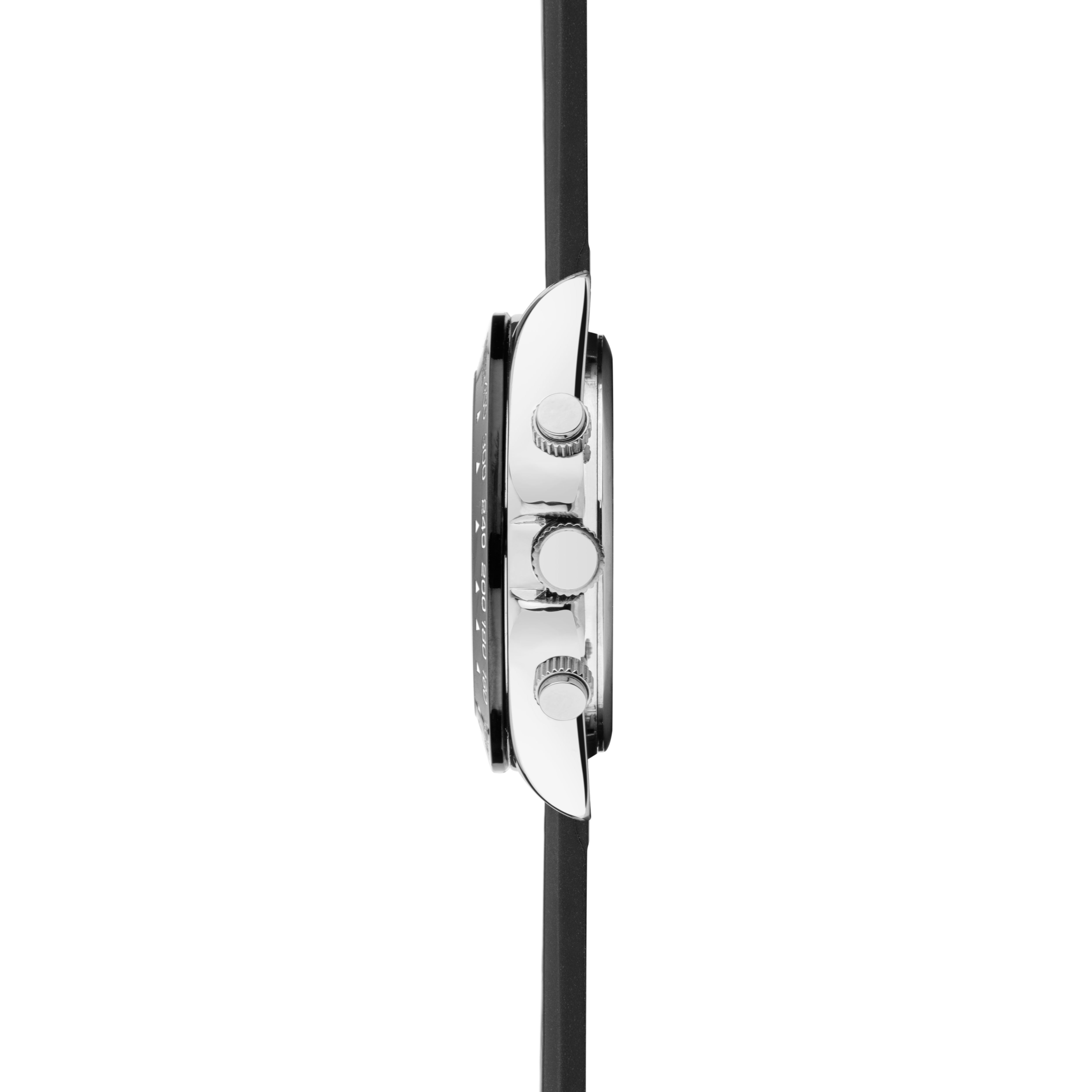 Sekonda Ocean Black Watch for Men Durable Chronograph Wristwatch