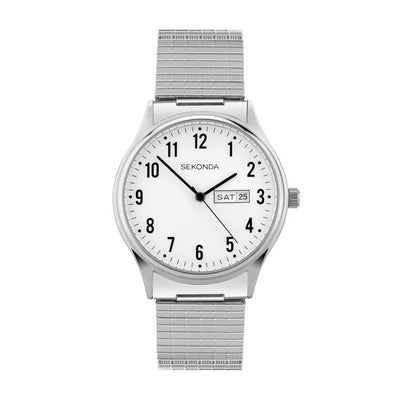 Sekonda Stainless Steel White Dial Watch SK30122