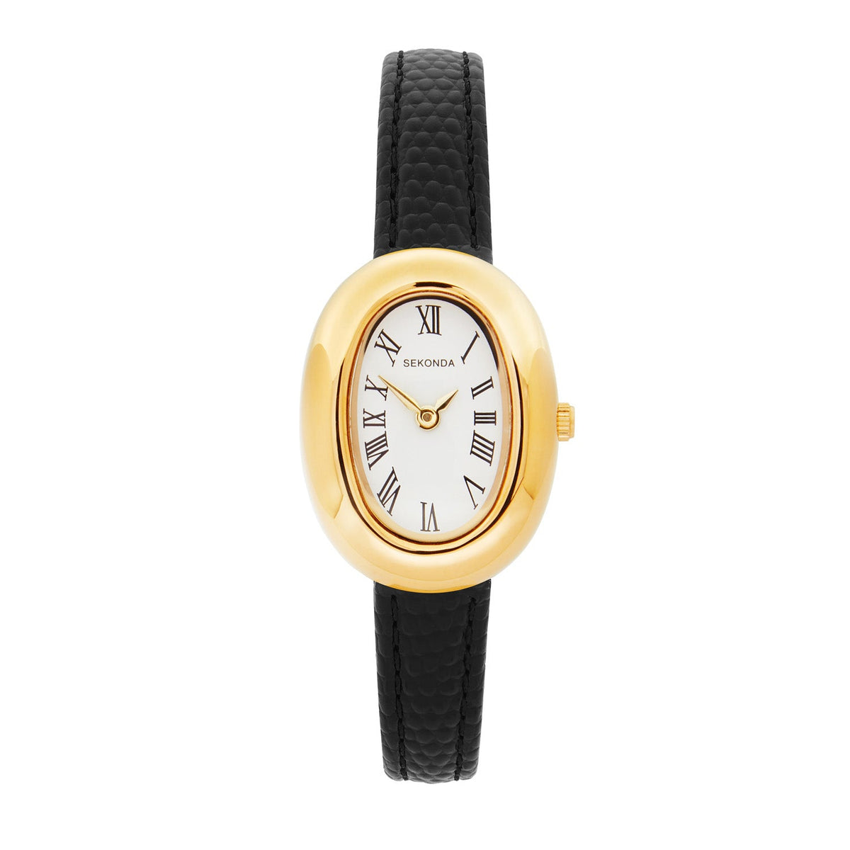 Sekonda Bellamy White Dial 23mm Womens Watch Black SK40743