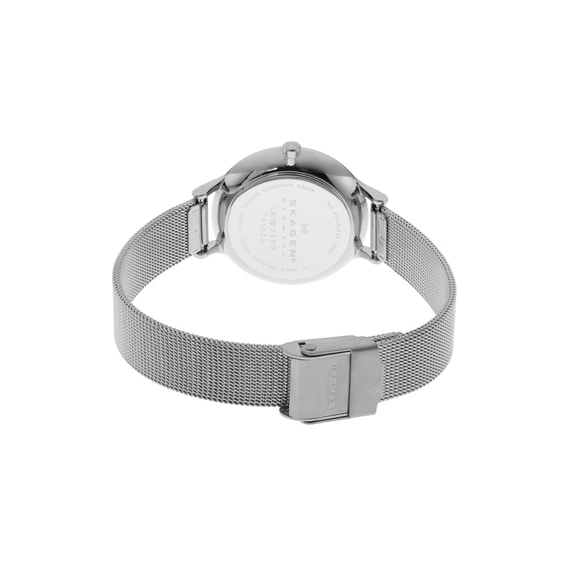 优雅的 Skagen Anita 银色表盘女士手表 SKW2149