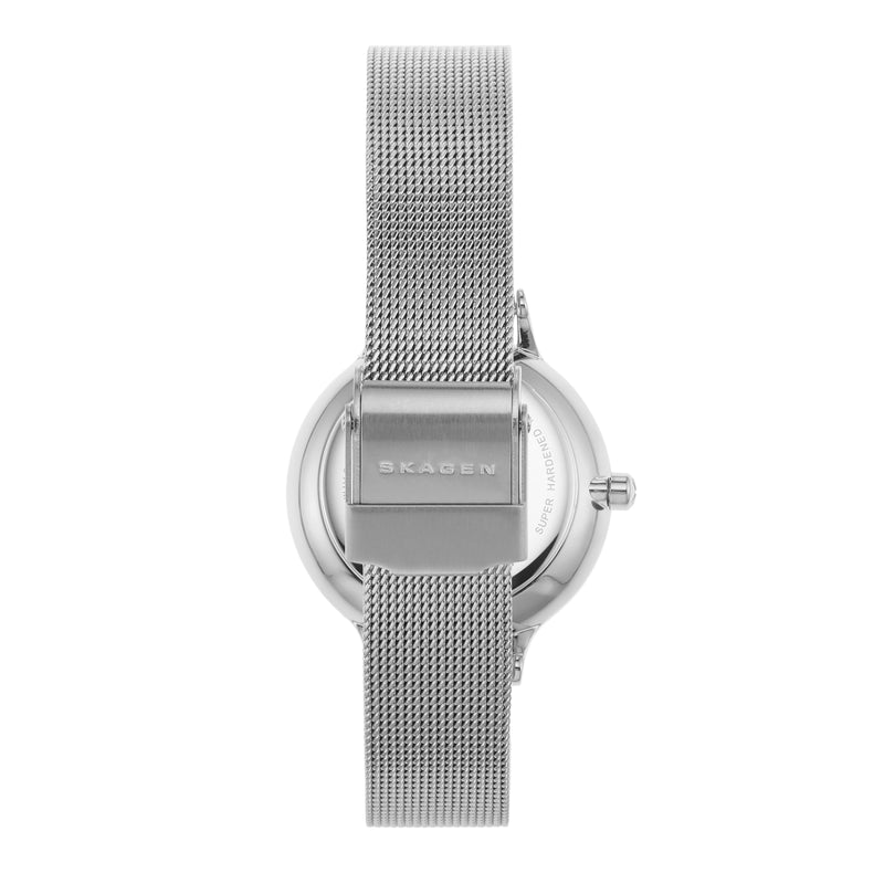 优雅的 Skagen Anita 银色表盘女士手表 SKW2149