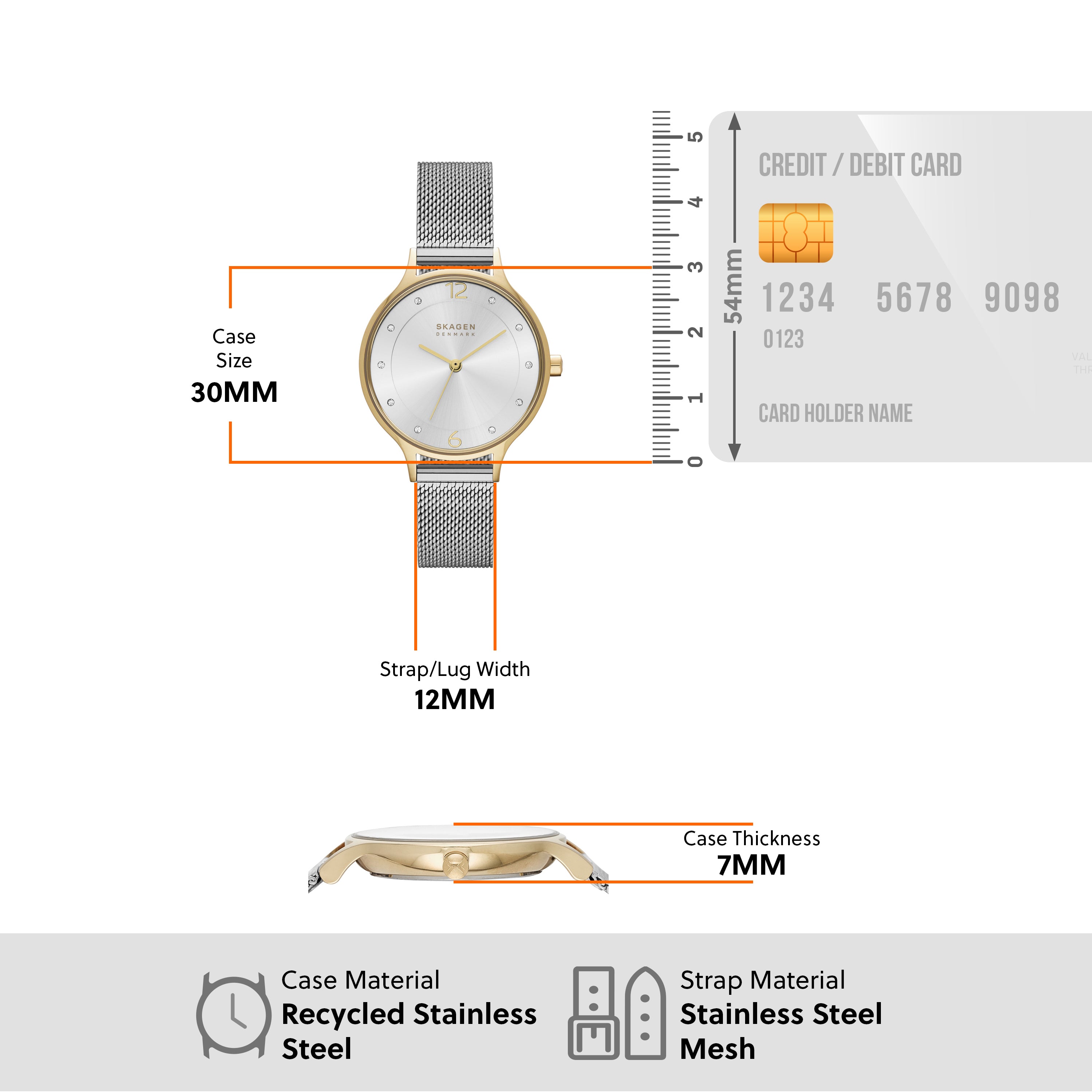 Skagen Anita Lille Women's Silver Dial Watch SKW2340