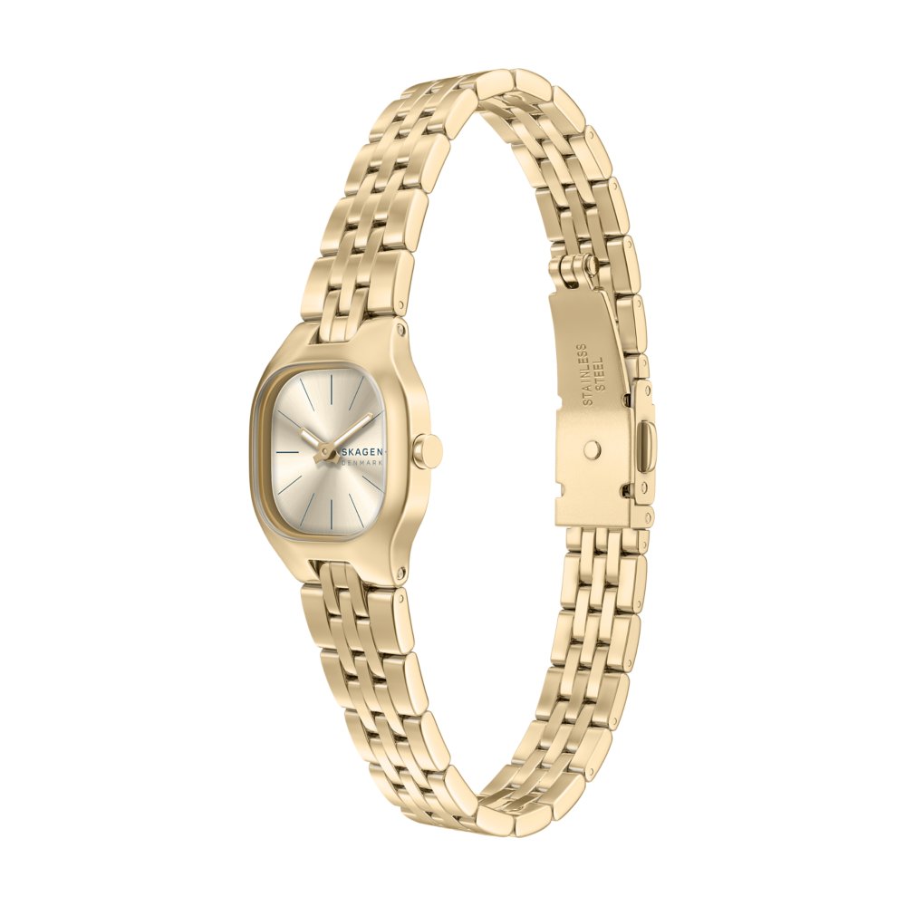 Skagen Mellem Micro Two-Hand Gold Stainless Steel Women's Watch SKW3177