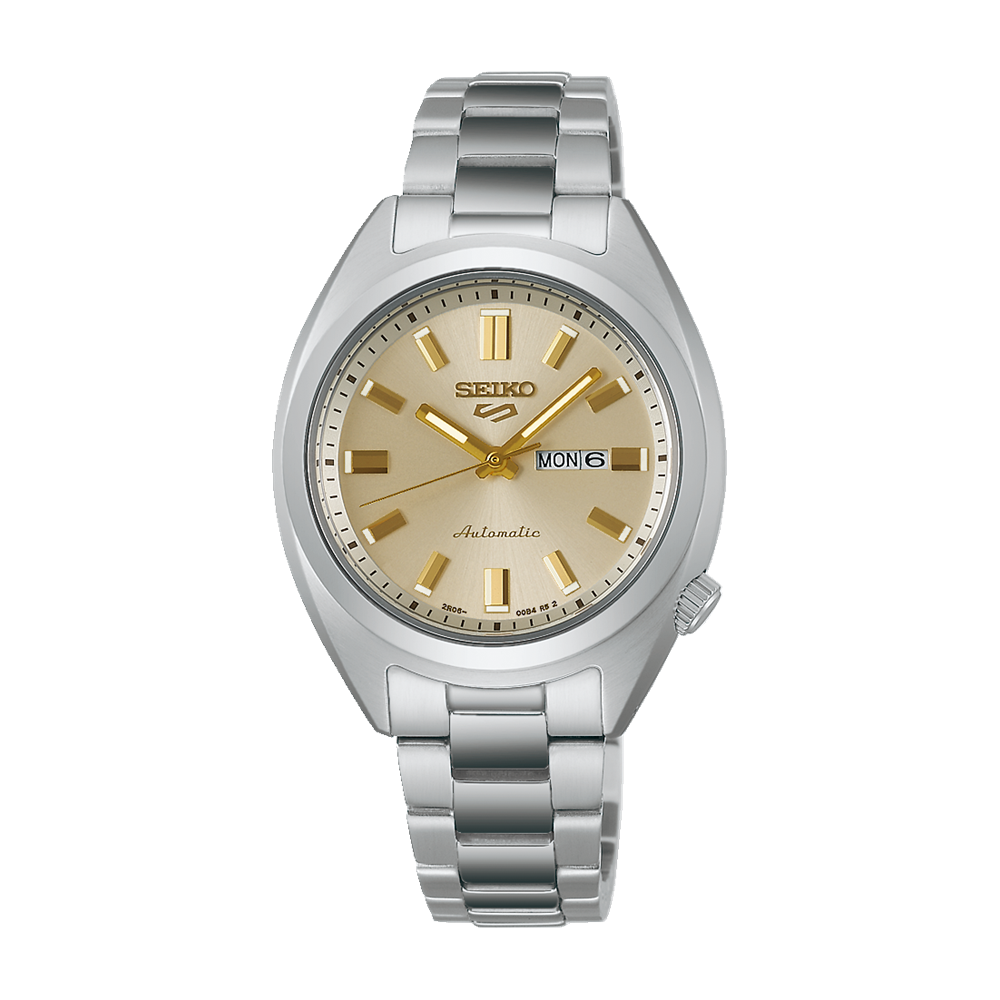 Seiko Automatic Champagne Dial Sports Stainless Steel Women's Watch SRE023K