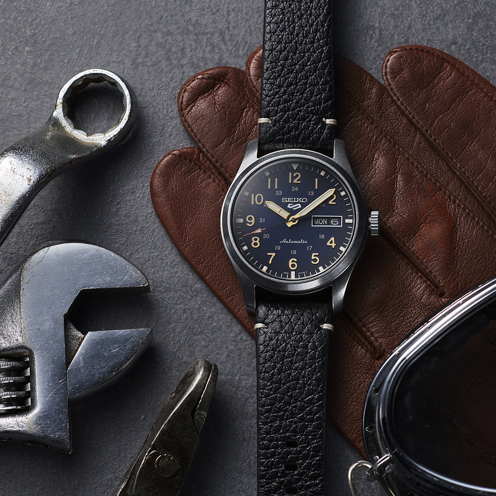 Seiko Military Blue Dial Automatic Watch SRPG39K