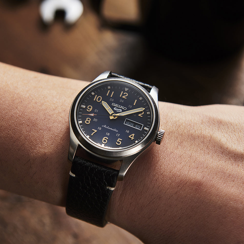 Seiko Military Blue Dial Automatic Watch SRPG39K