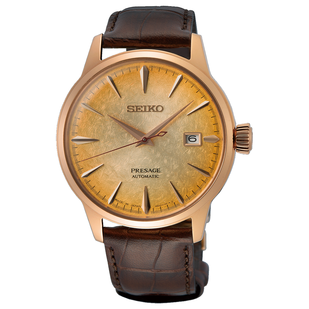 Seiko Presage Cocktail Irori Moments LARK’s Tasmanian Peated Whisky Limited Edition SRPK50J