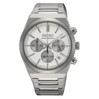 Seiko Conceptual Series White Dial Stainless Steel Watch SSB451P