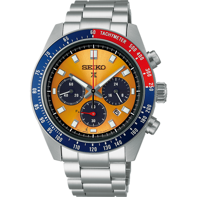 Seiko chronograph yellow face hotsell
