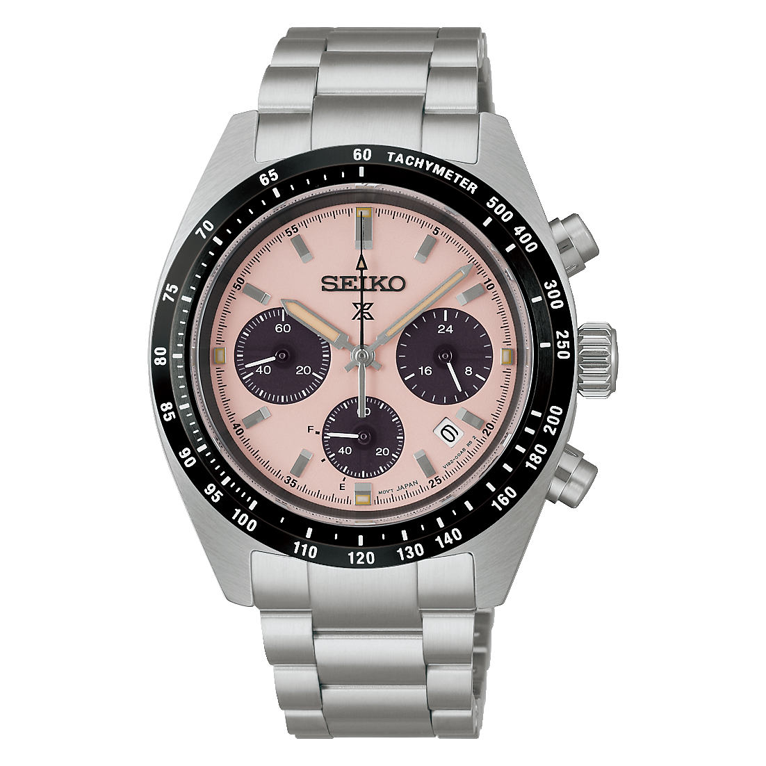 Seiko Prospex Speedtimer Pink Dial Solar Chronograph SSC963P