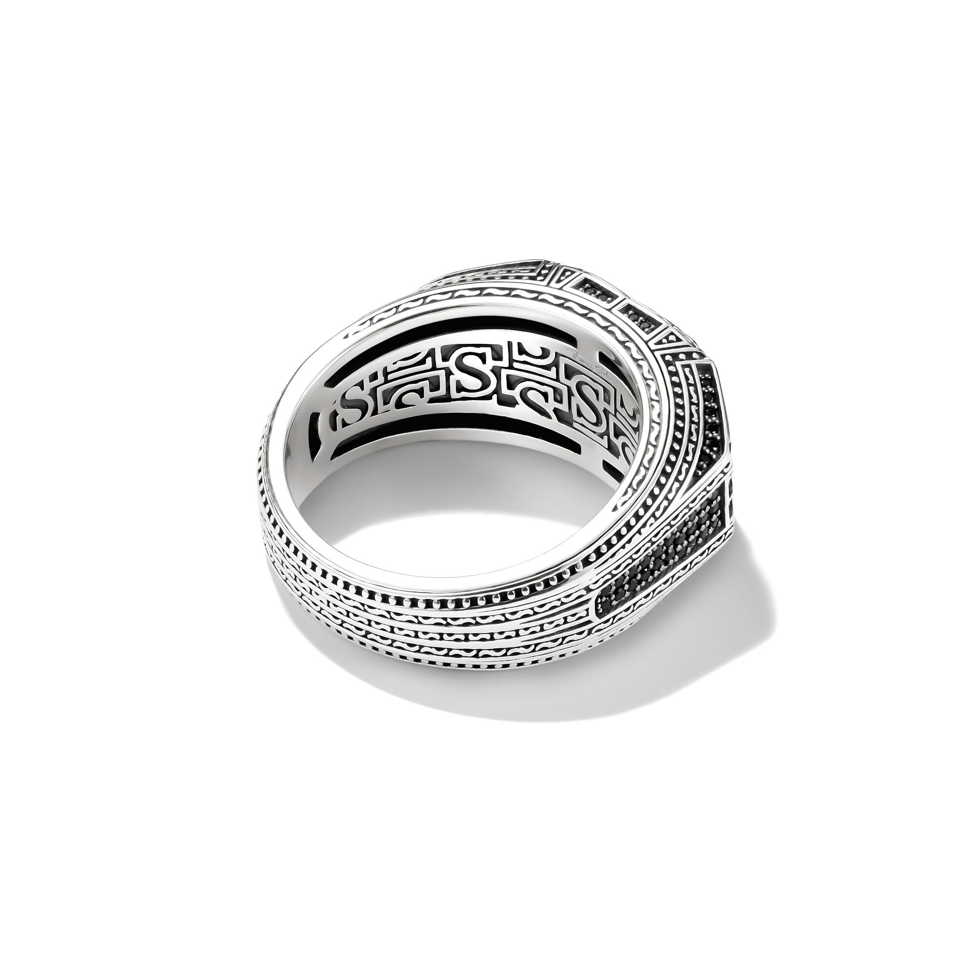 THOMAS SABO Signet Ring with Onyx and Black Stones