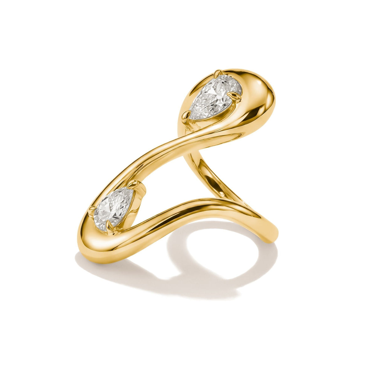 Thomas Sabo Ring with zirconia in teardrop shape TR2545MY50