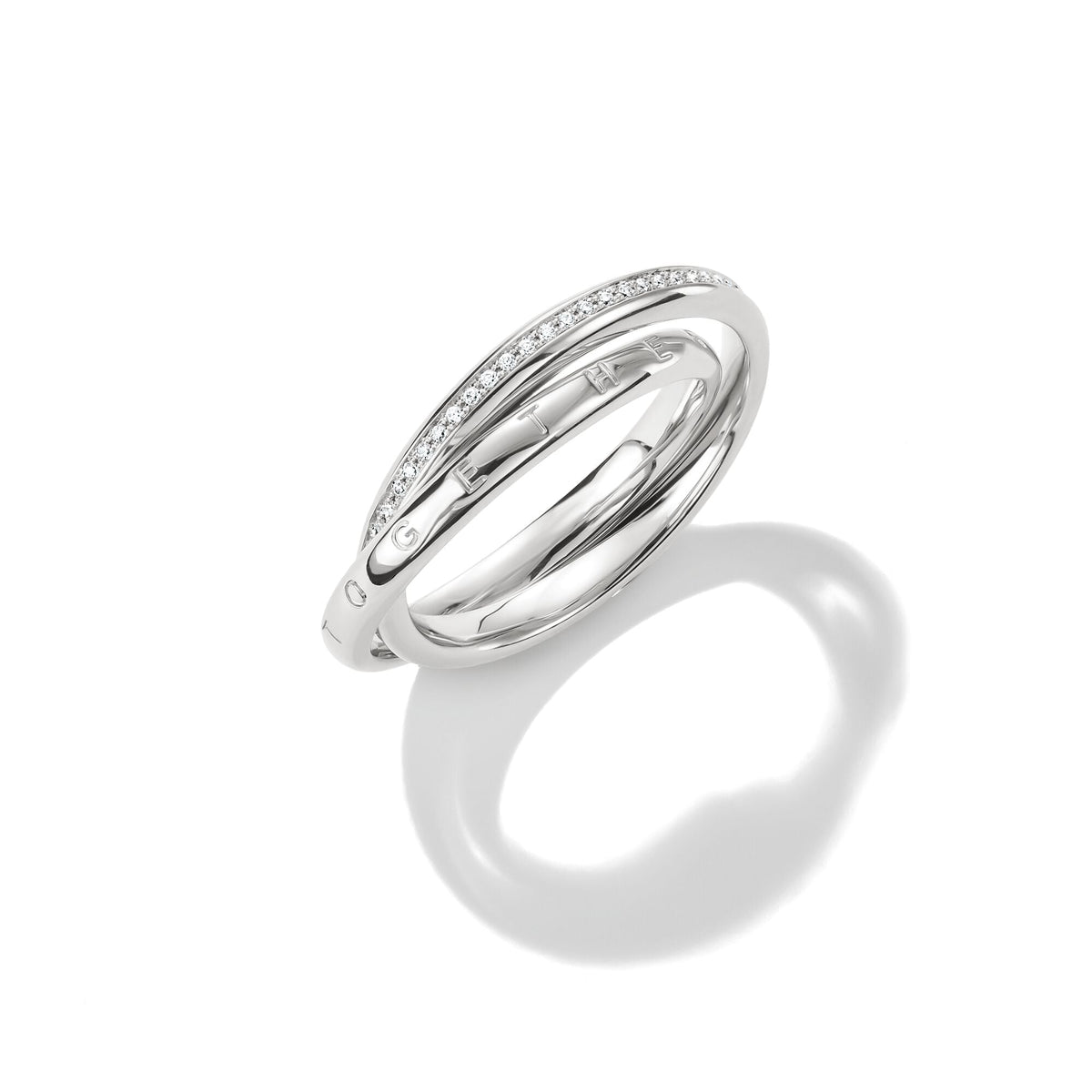 Thomas Sabo Double ring with zirconia TR2548-50