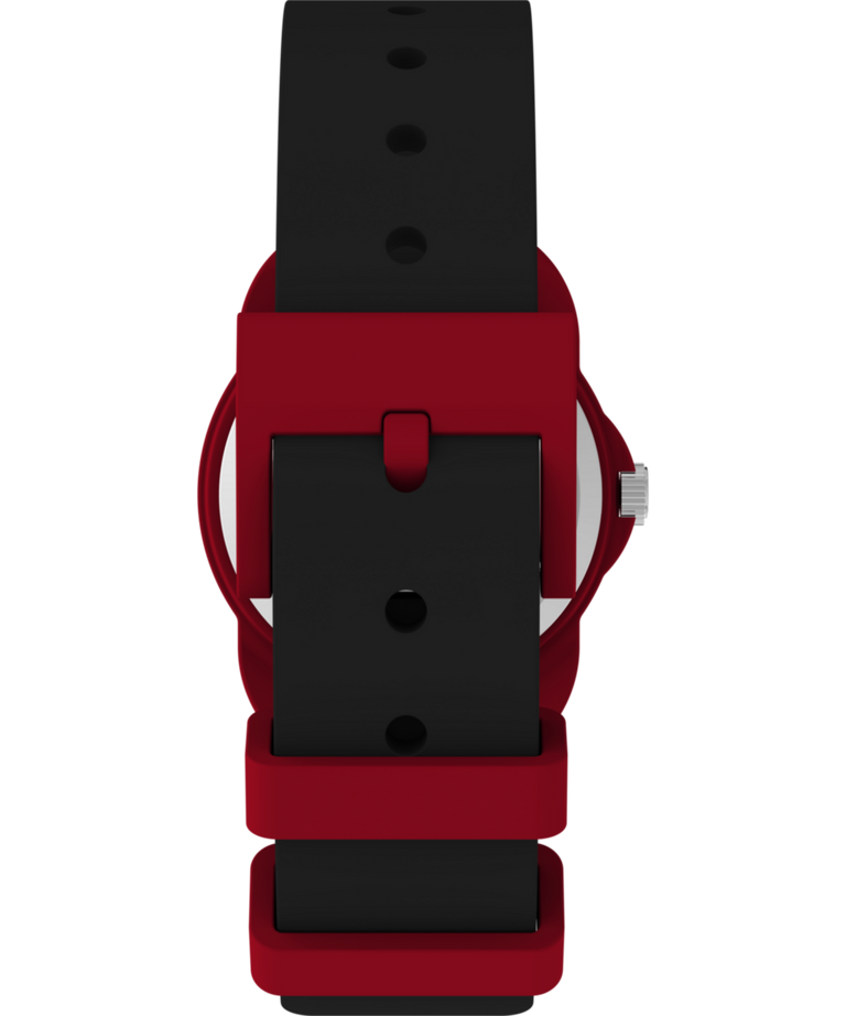Timex Time Machines Red and Black Silicone Strap Kids Watch TW2W91900