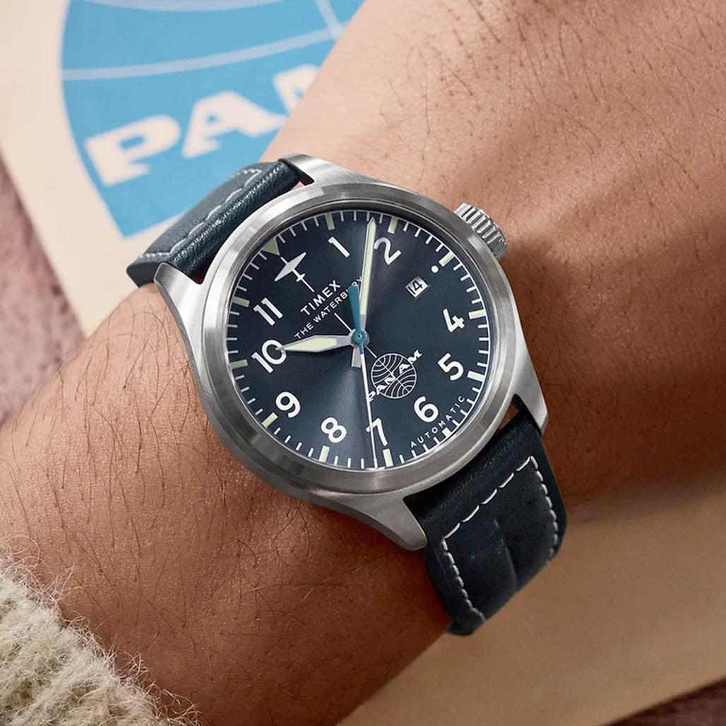 Timex x Pan Am Waterbury Automatic Men's Watch TW2Y38800 - Exhibition caseback
