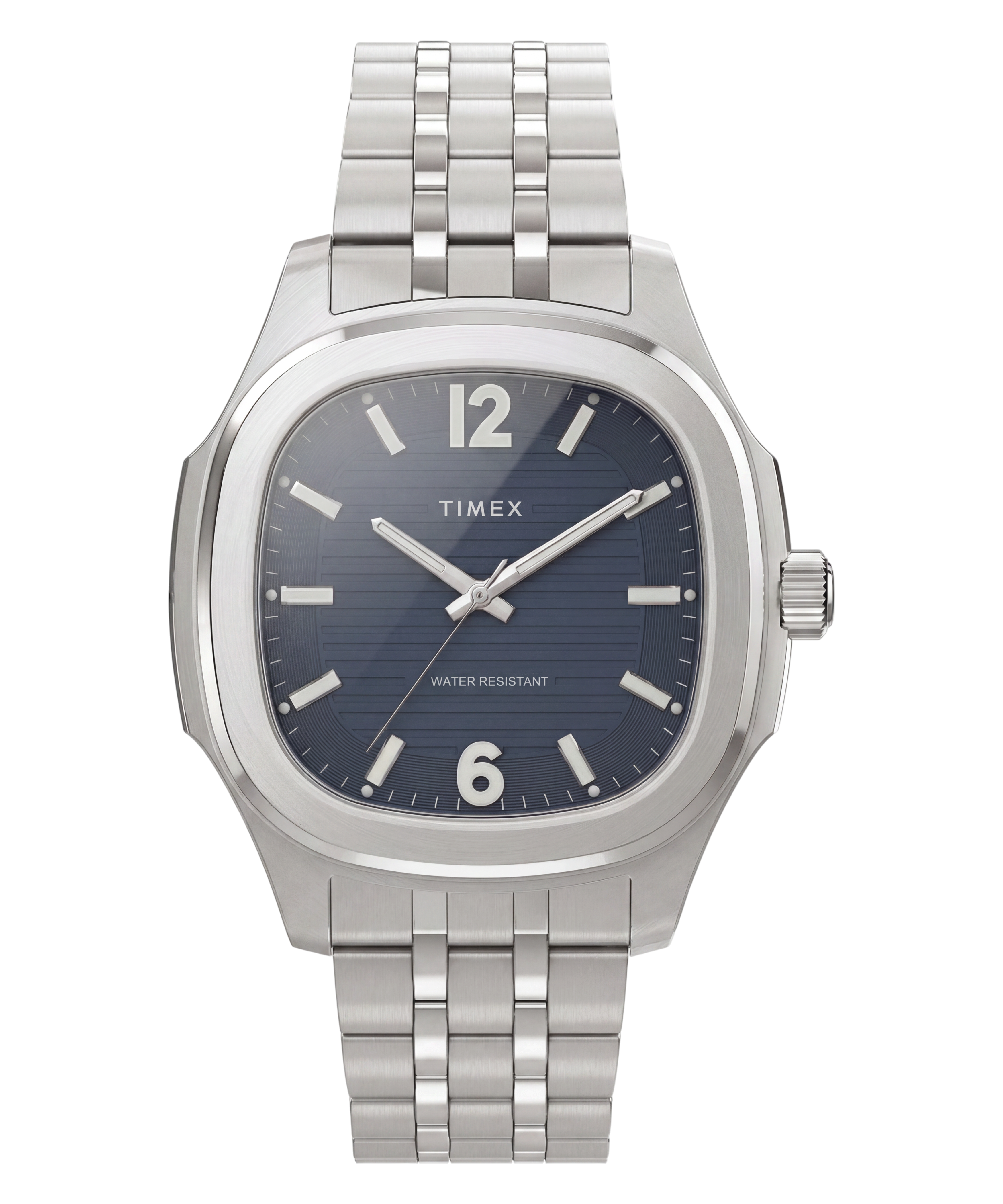 Timex Marquee 41mm Blue Dial Stainless Steel Bracelet Watch TW2Y91500