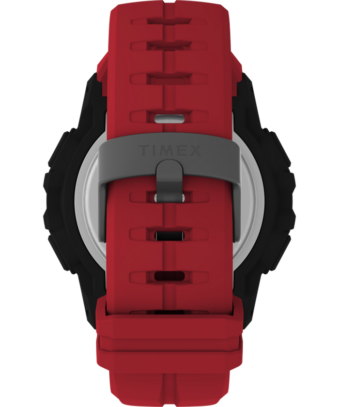 Timex UFC Rush 52mm PU Red Strap Men s Watch TW5M59200 Watch Direct