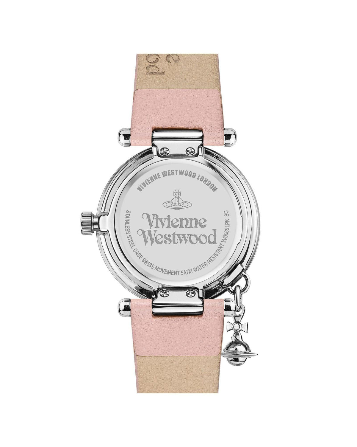 Vivienne Westwood Orb Pastelle Watch Pale Pink Silver